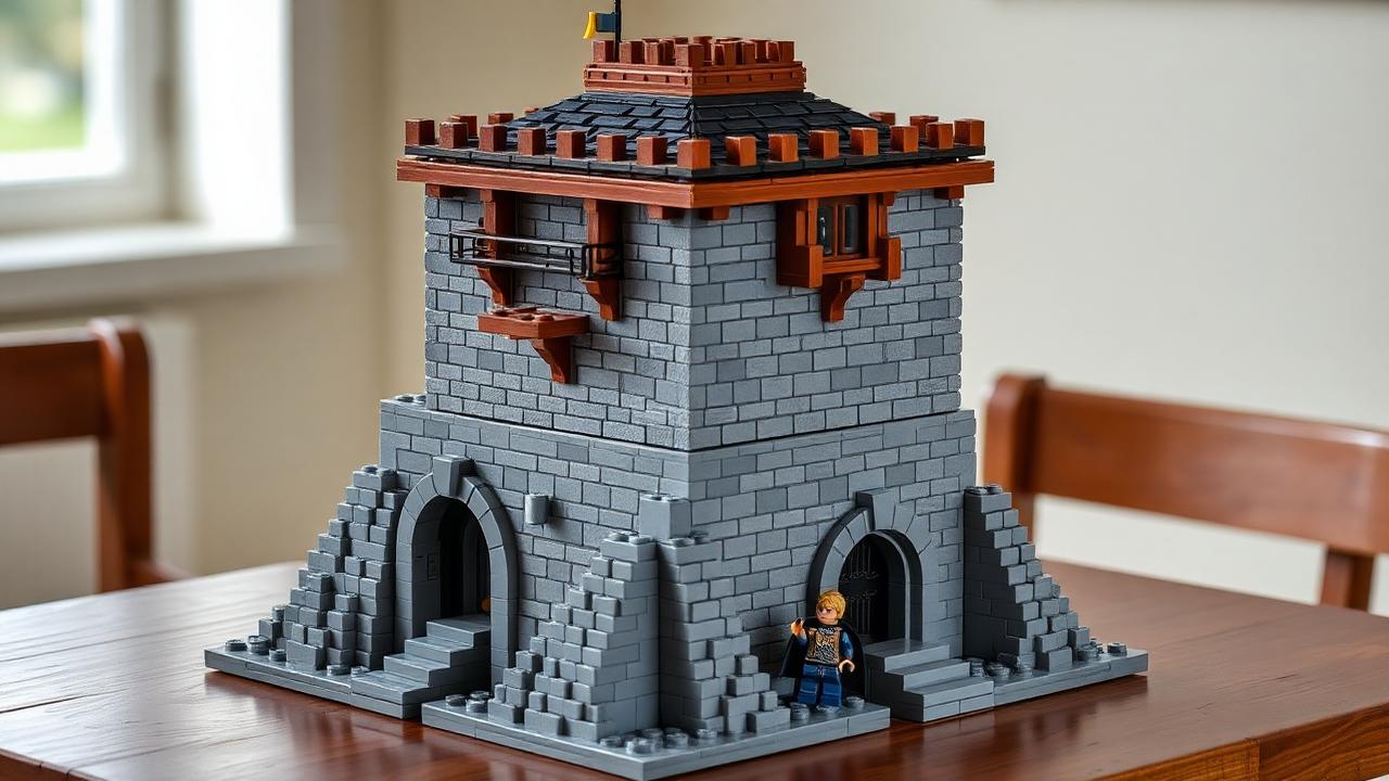 How to Build a Medieval Watchtower with Building Blocks