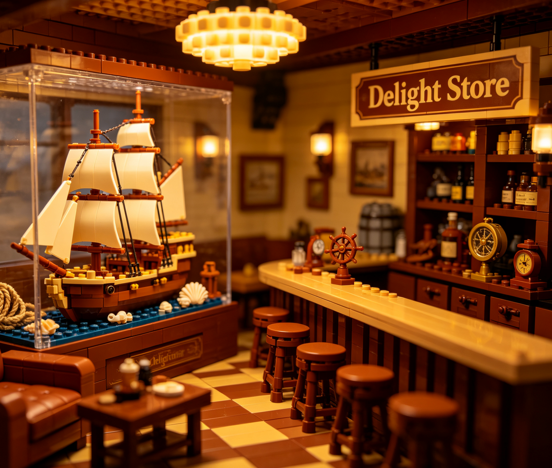 How to Choose and Build Themed Brick Sets: Delight Store, Saloon Western & The Sailboat
