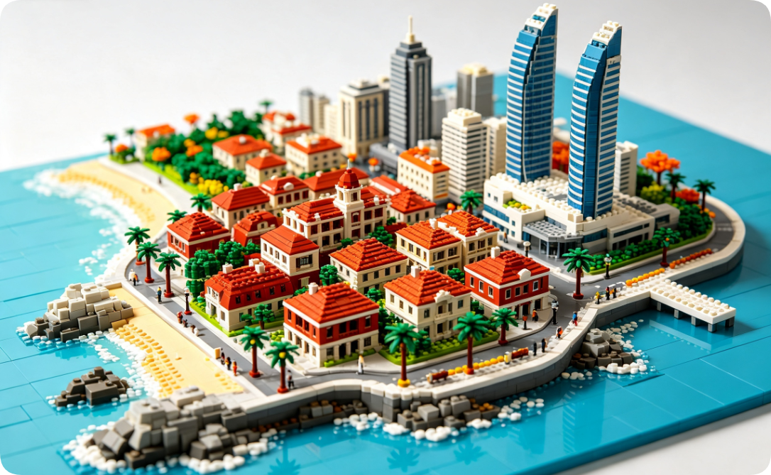 How to Build a Stunning Xiamen Skyline Model with Craftblockworld Blocks