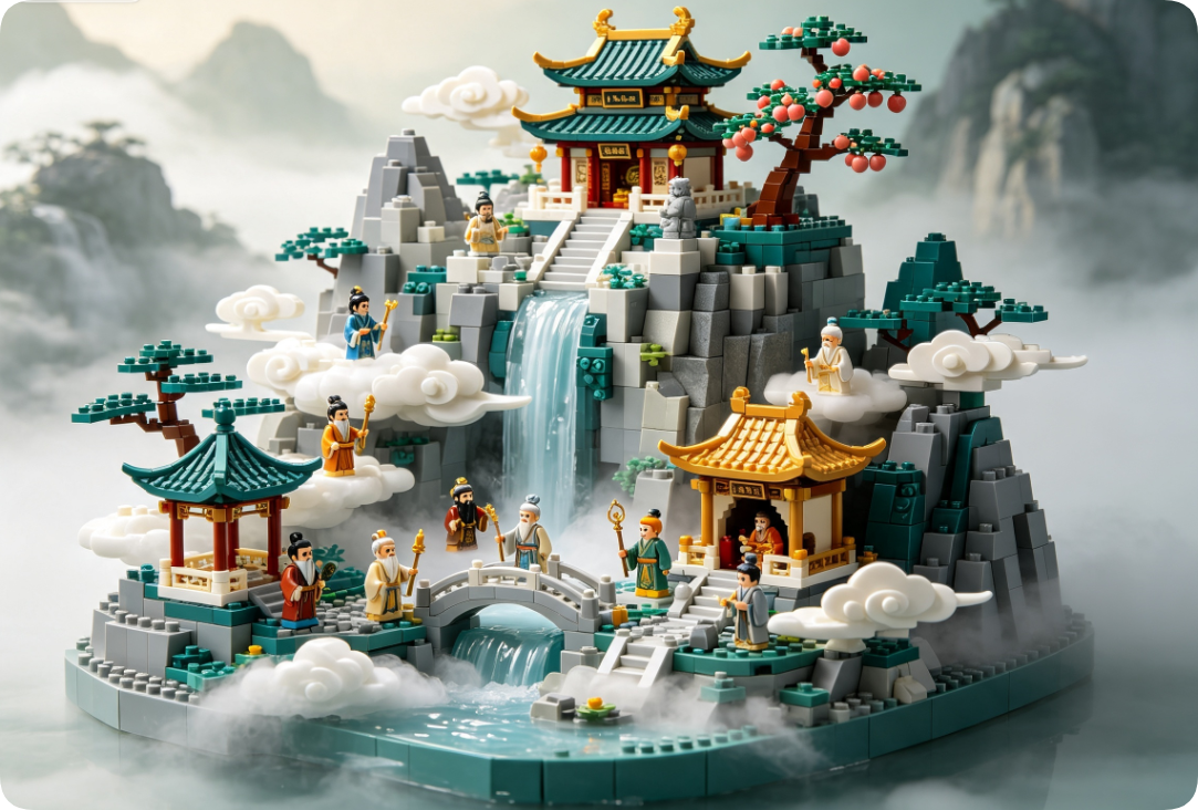 How to Build and Display an Eight Immortals Building Set: A Complete Guide
