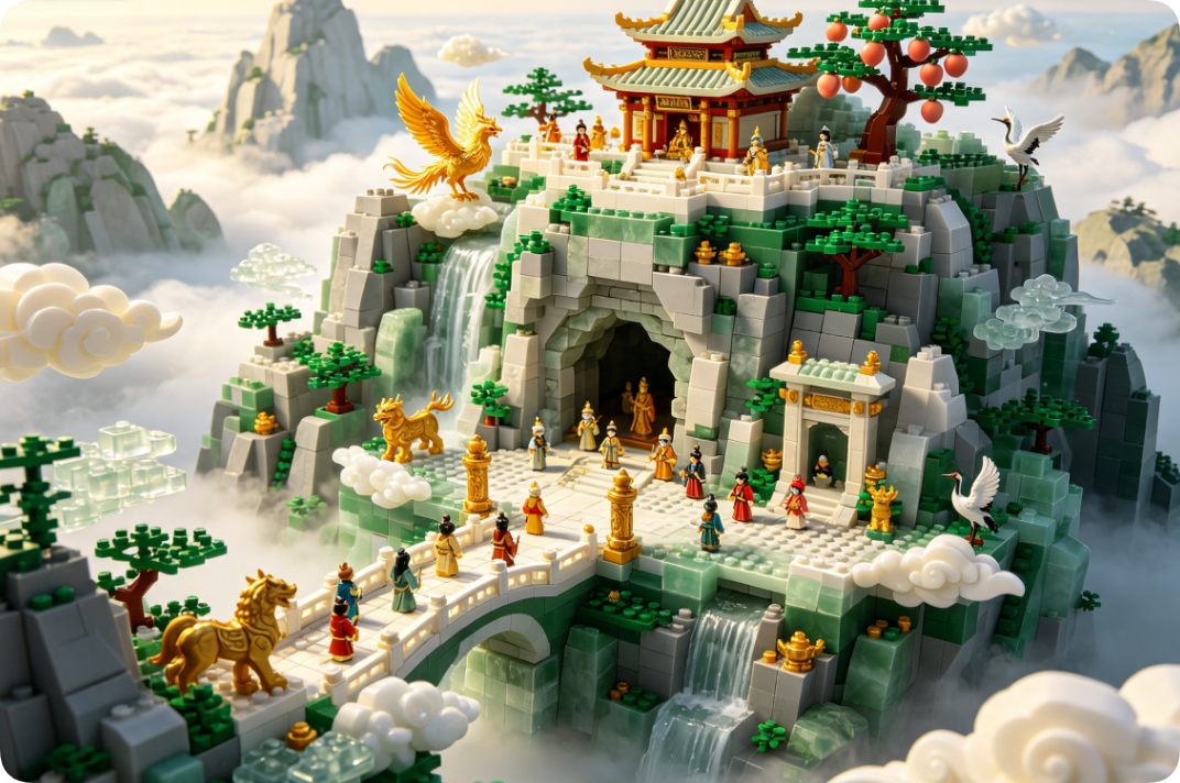 How to Build a Kunlun Mountain Model: Mastering the Legendary Peak in Brick Form