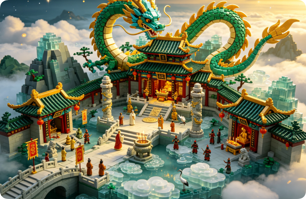 How to Design and Display an Ancient Dragon Shrine Using Legendary Creature Blocks