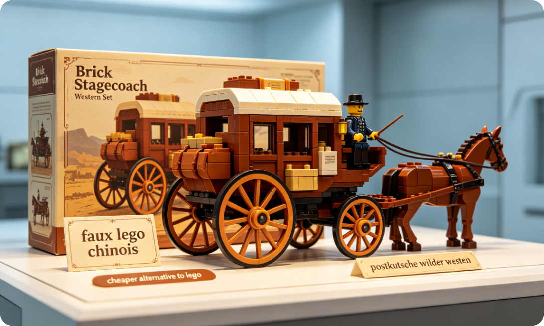 How to Buy a Cheaper LEGO Alternative Without Sacrificing Detail: A Wild West Stagecoach Case Study