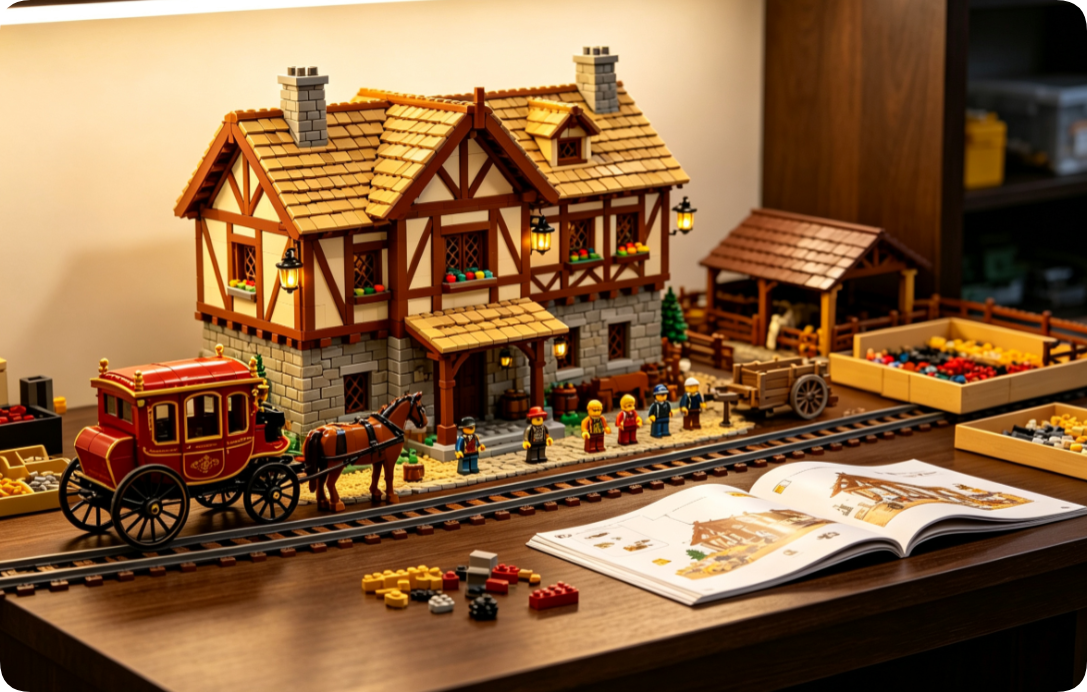 How to Build a Show-Stopping Medieval House Scene: A Step-by-Step Guide for Brick Builders