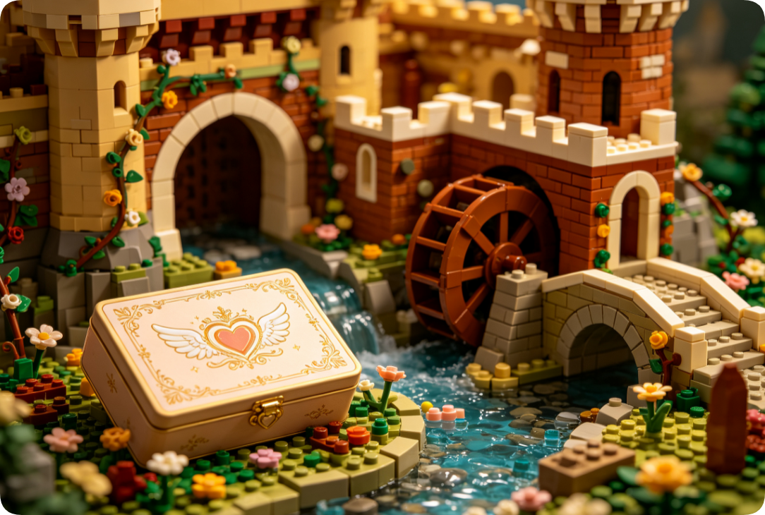 How to Build and Display a Medieval Scene Using Alternative Bricks