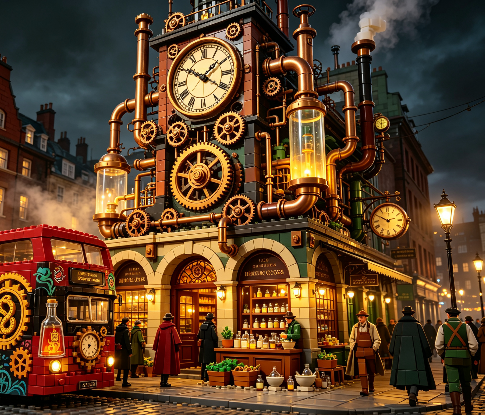 Steampunk, Medieval & Street Art: 3 Building Block Builds