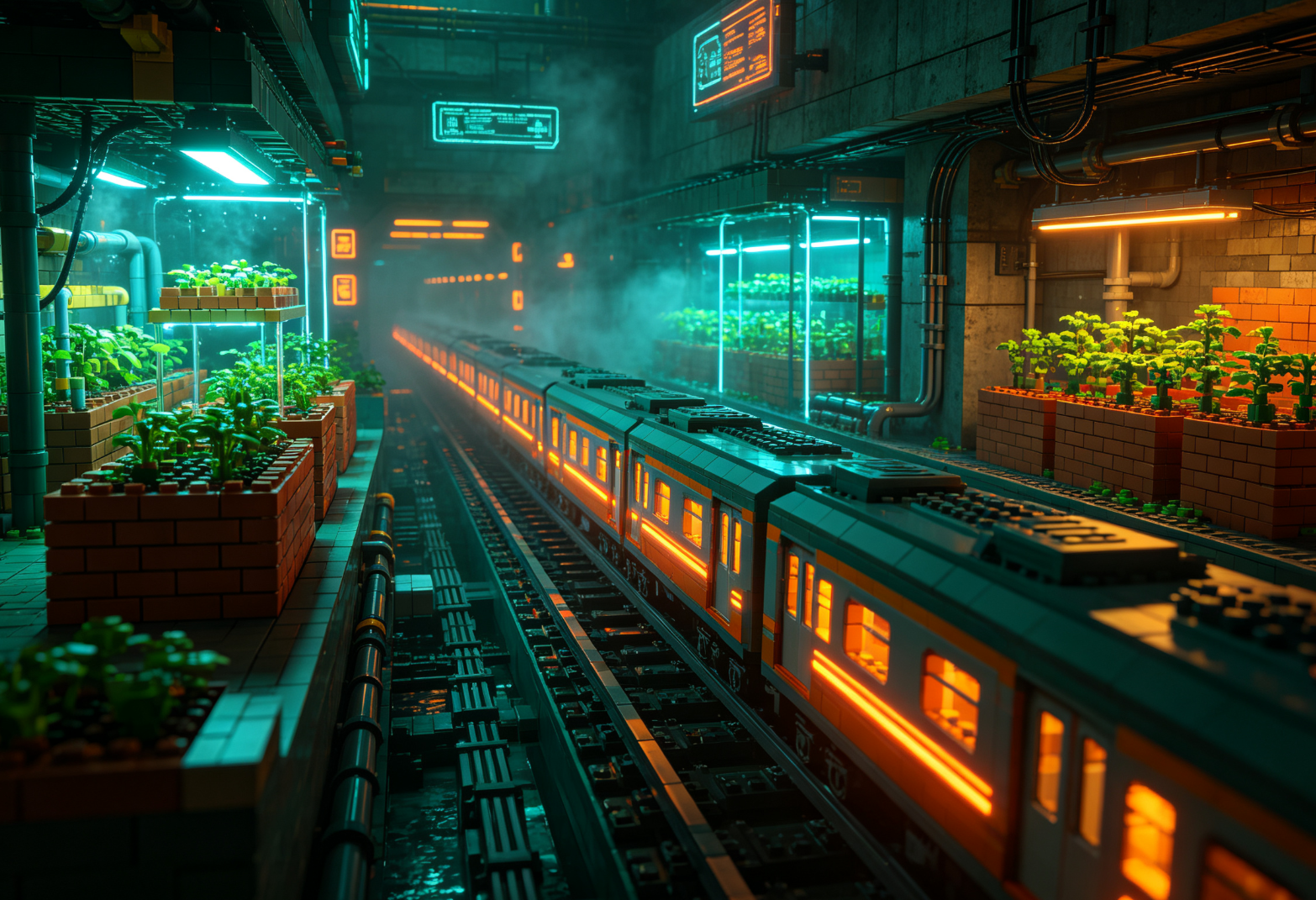 Building for Grown-Ups: Cyberpunk Trains, Bricks Farm Sets & More