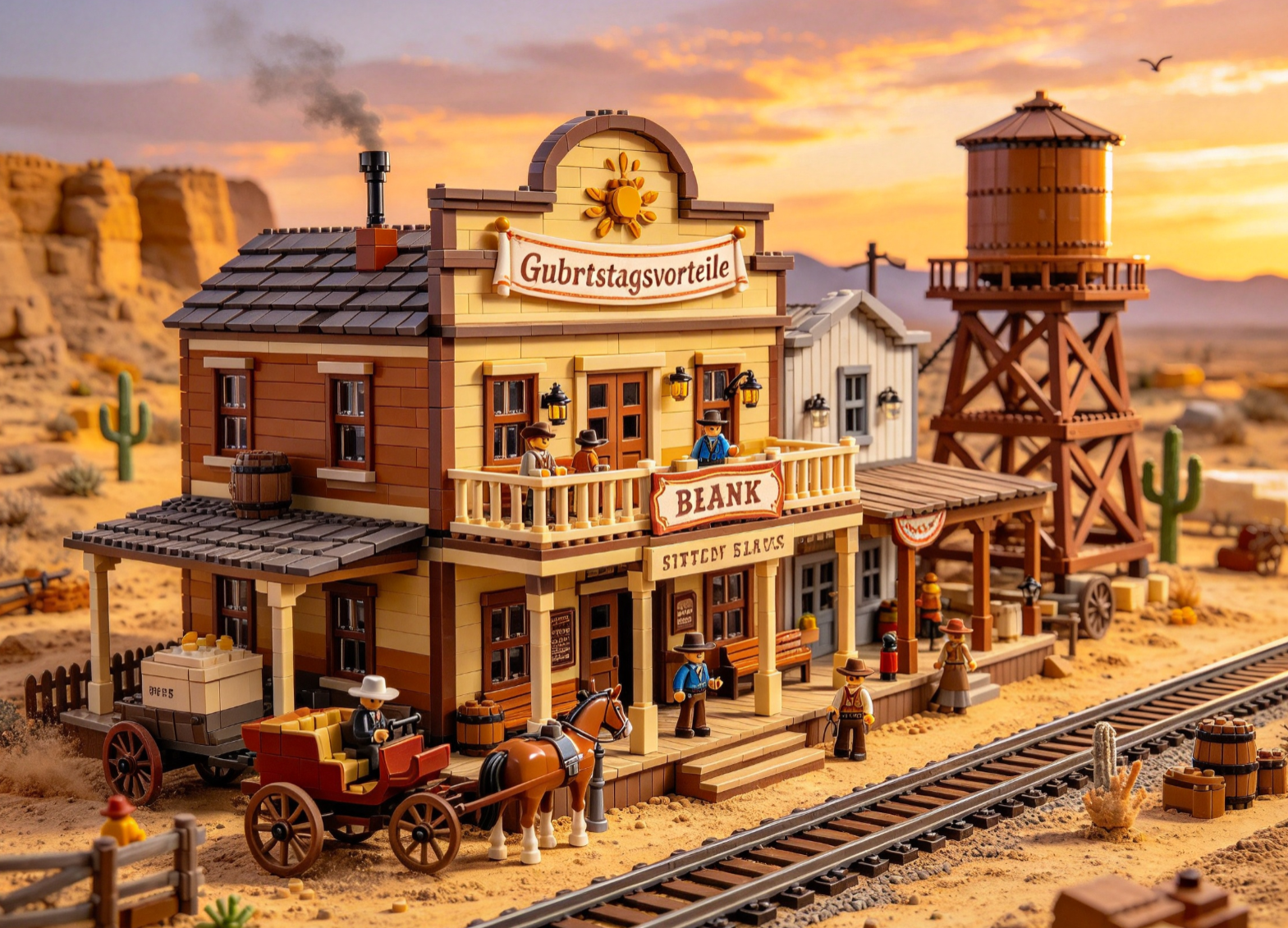 How to Build an Old West LEGO Scene With Difficult Sets for Adults