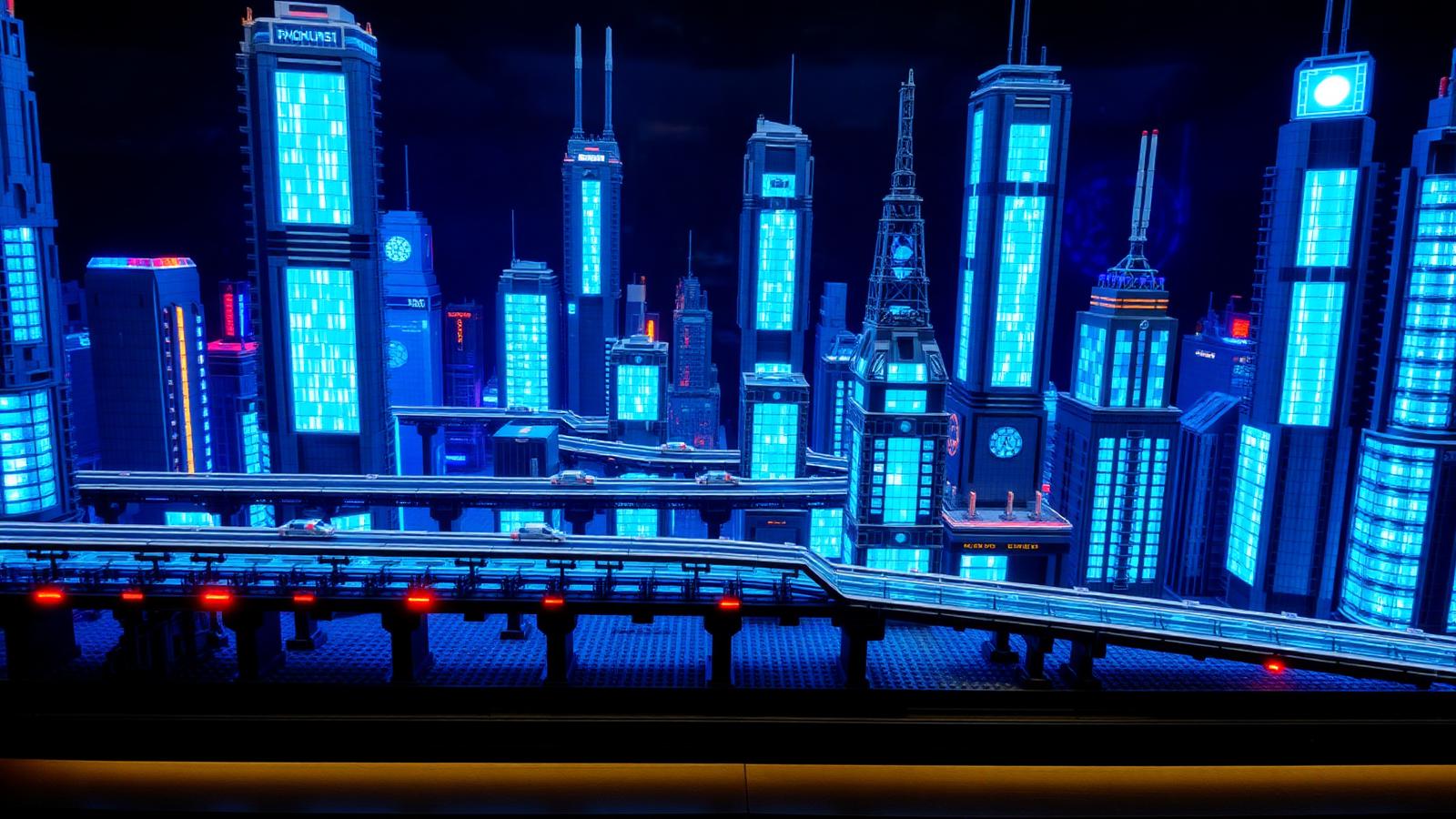 How to Plan and Build a Futuristic City Display Using Non-LEGO Brick Brands