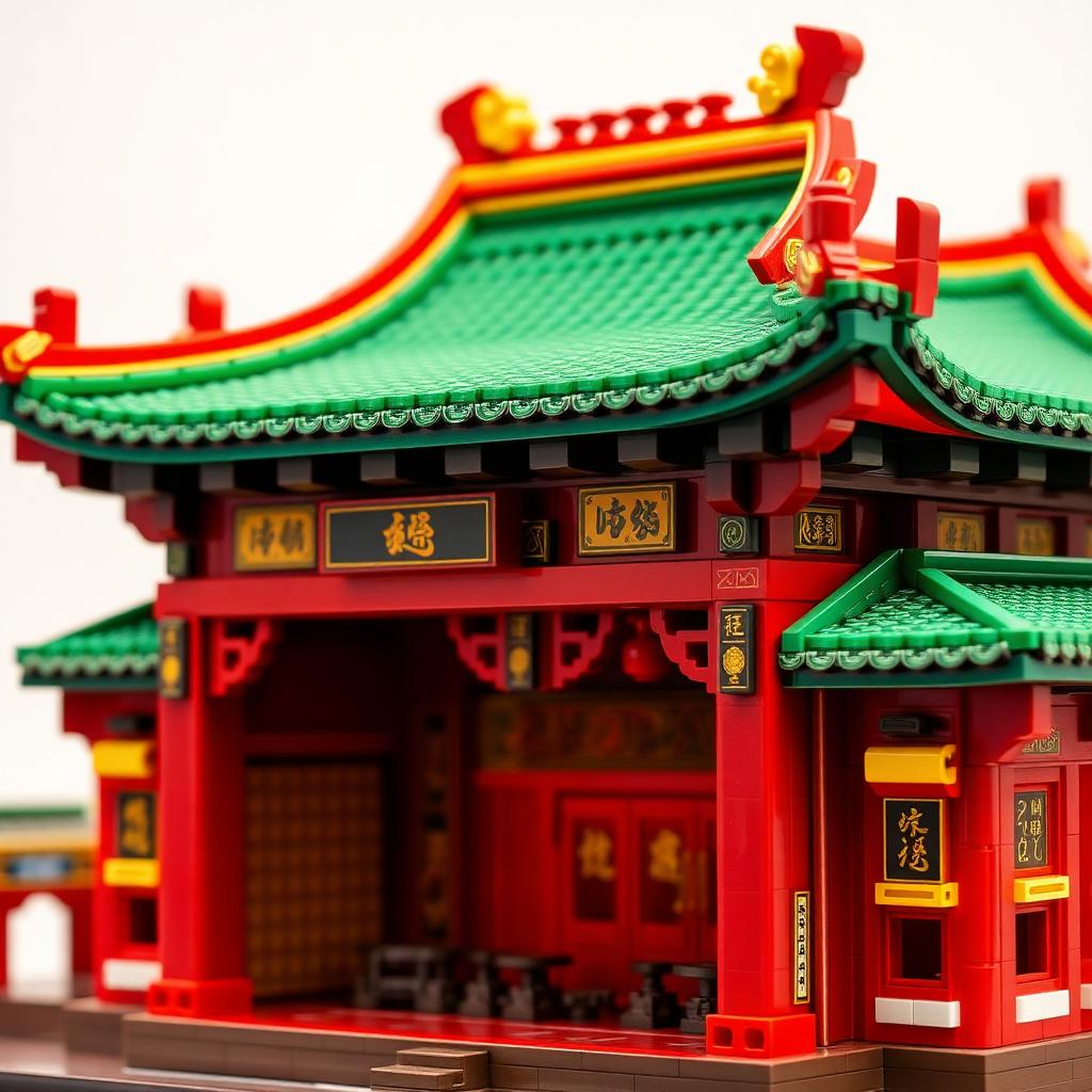 How to Build a Chinese Opera Theater with Building Blocks