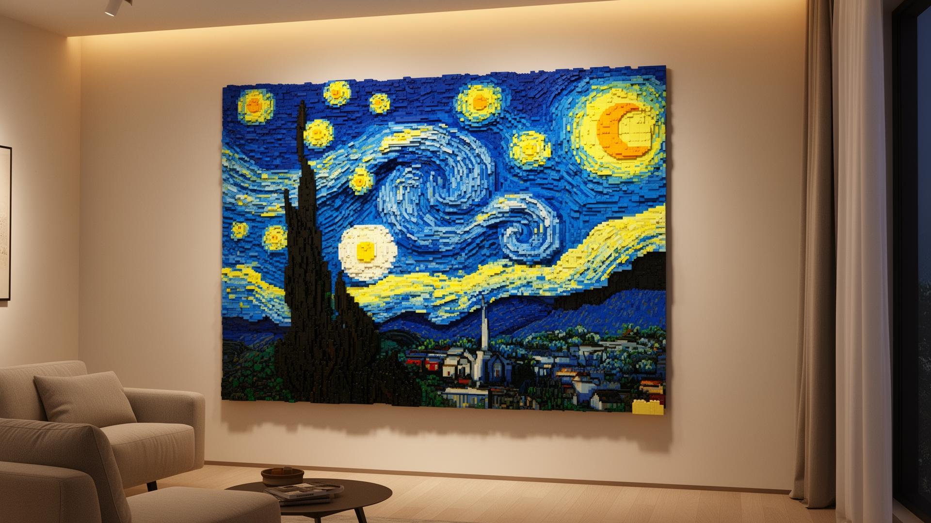 Starry Night Building Set 21333: Art-Inspired Display Value for Creative Builders