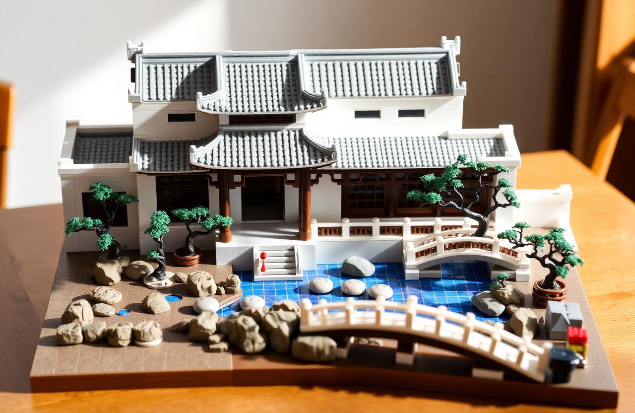 How to Build a Suzhou Garden Model with Building Blocks