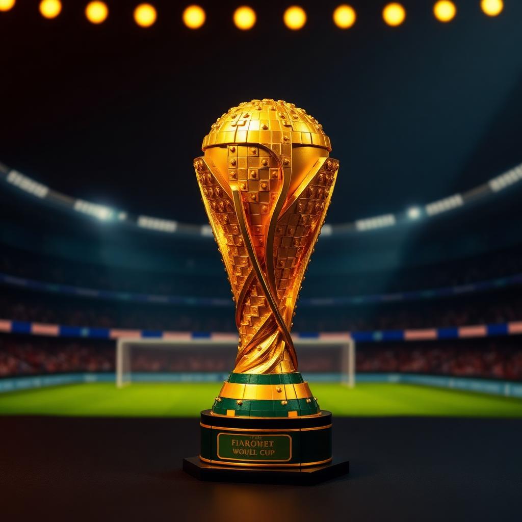 How to Build a World Cup Trophy Building Blocks Model
